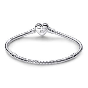 Pulsera Pandora 592645C01 Moments Cadena Corazón Infinito Brillante