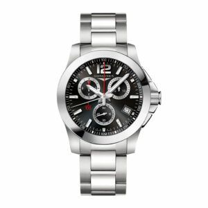 Longines L37004566 Conquest Chronograph Dial Negro