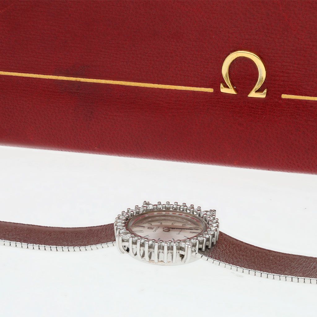 Omega Reloj De Ville de Oro blanco