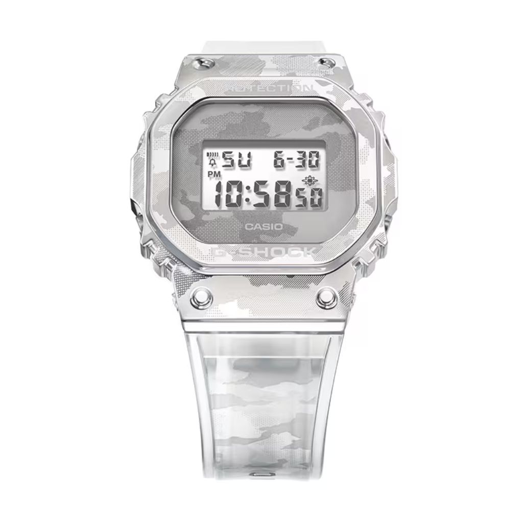 G-Shock GM-5600SCM-1 Serie 5600 Digital Blanco