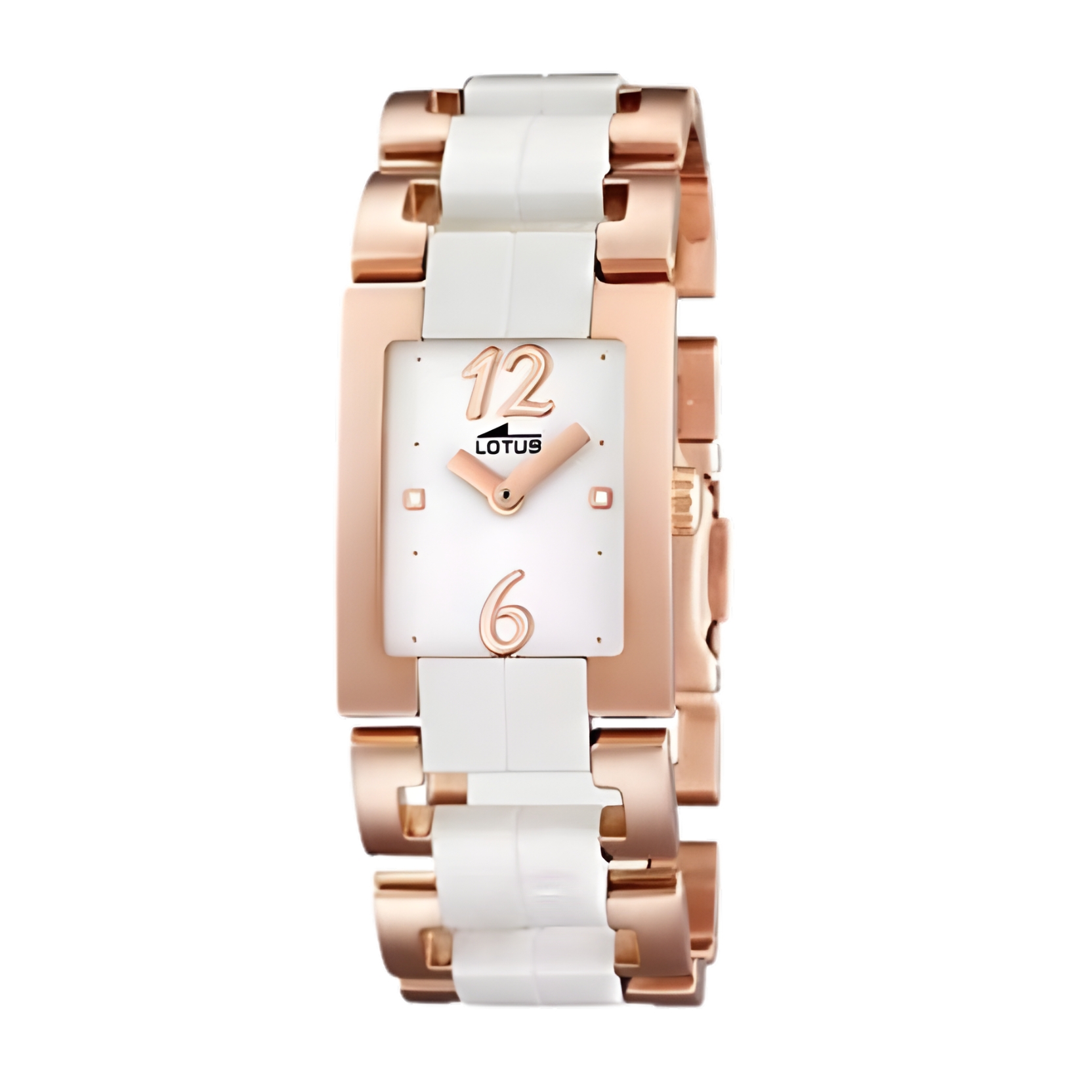 Reloj Lotus Mujer Acero y Cerámica Blanco Elegante | 15596/1