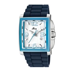 Reloj Lotus Mujer Acero Correa Silicona Azul 15750-5